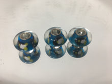 PENGUINS - European Lampwork PENGUIN Beads, BLACK & WHITE Quanity 3 Beads