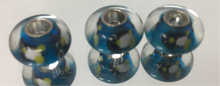 PENGUINS - European Lampwork PENGUIN Beads, BLACK & WHITE Quanity 3 Beads