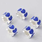 Circle of Hearts-Enamel European Spacer Bead/Charm