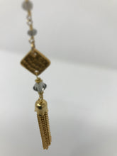 Lariat with Tassle on Rosary Chain