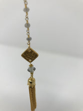 Lariat with Tassle on Rosary Chain