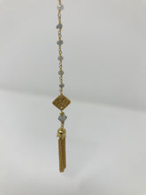 Lariat with Tassle on Rosary Chain