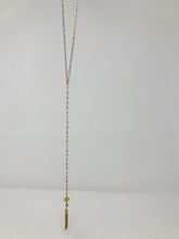 Lariat with Tassle on Rosary Chain
