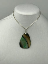 Studio Roo’s “HEATHER” Jasper Agate Pendant on Silver Link Chain
