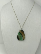 Studio Roo’s “HEATHER” Jasper Agate Pendant on Silver Link Chain