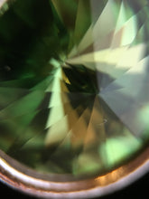 ADELYN - Swarvoski Crystal Peridot Infinity Silver Necklace, August Birthstone