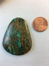 ALEAH- Green Agate Jasper Pendant with Green Pattern