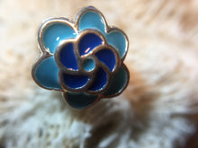 Blooming Flower -Enamel European Spacer Bead/Charm