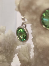 PARISSA - Swarovski Peridot Rivoli  Earrings on Sterling Silver Earwires