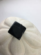 JULIANNA-  Beautiful Cube Black Cube Druzy Geode Agate Pendant